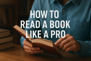how to read book like pro