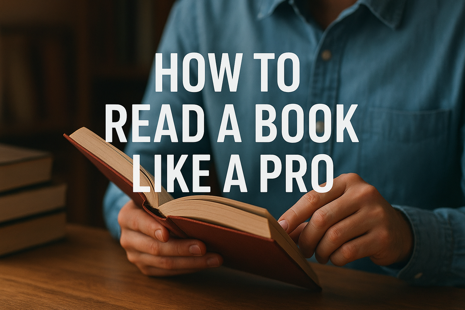 how to read book like pro